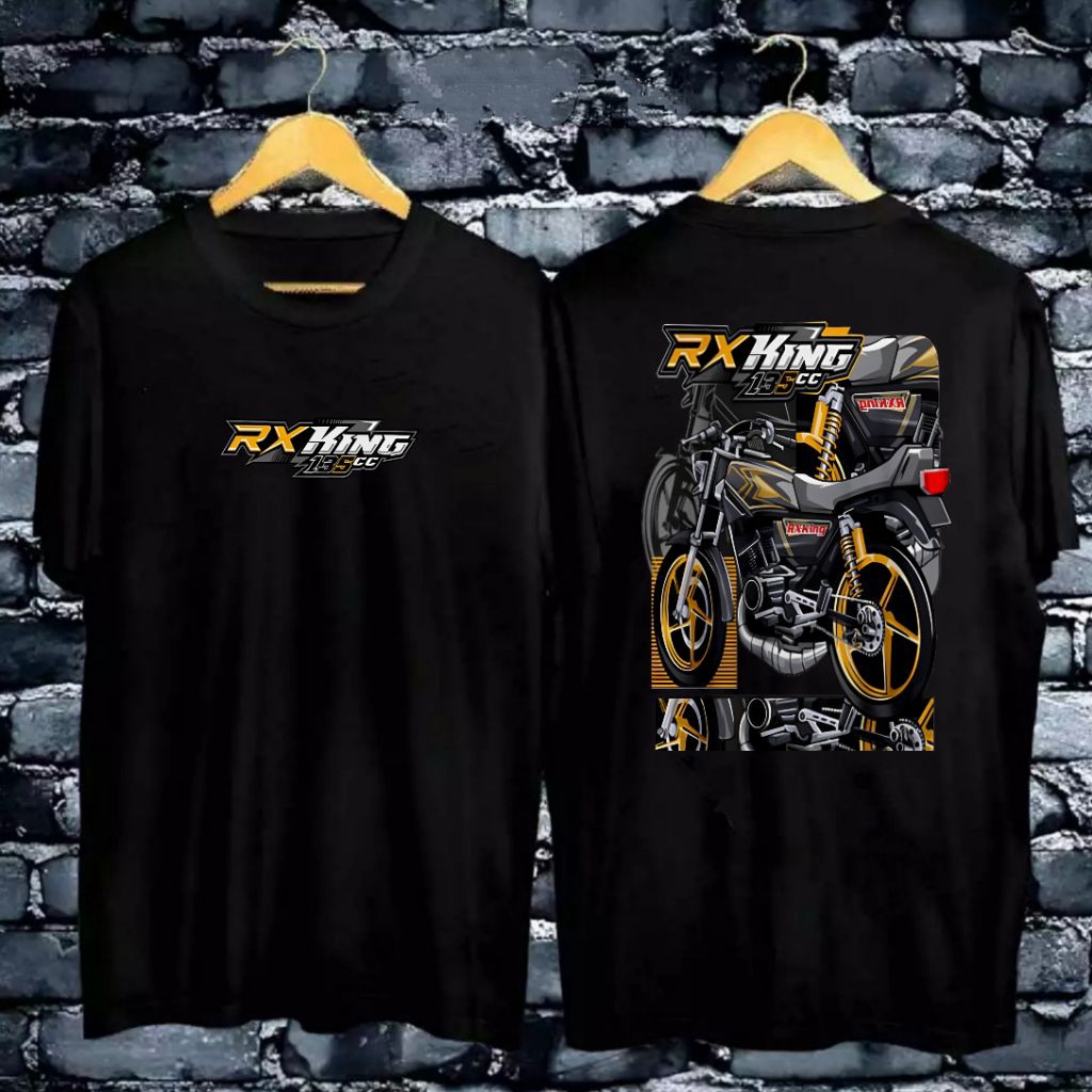 BAJU KAOS PRIA T-SHIRT DISTRO SIZE M L XL XXL MOTIF KATA KATA RX KING / KAOS KATA KATA TERLARIS