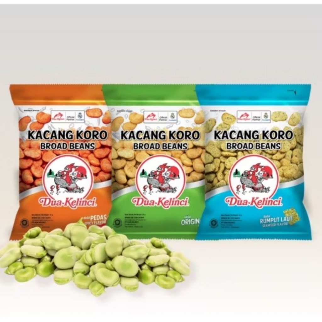 

KACANG KORO DUA KELINCI BROAD BEANS 60g exp 2026