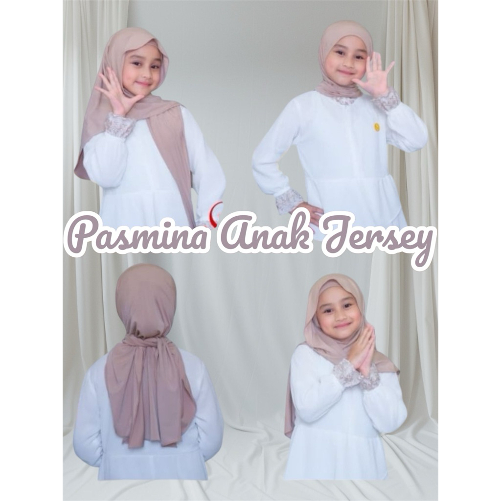1268 Balerina - Pasmina Inner Anak | Jilbab Instan Bahan Jersey - Anak Remaja