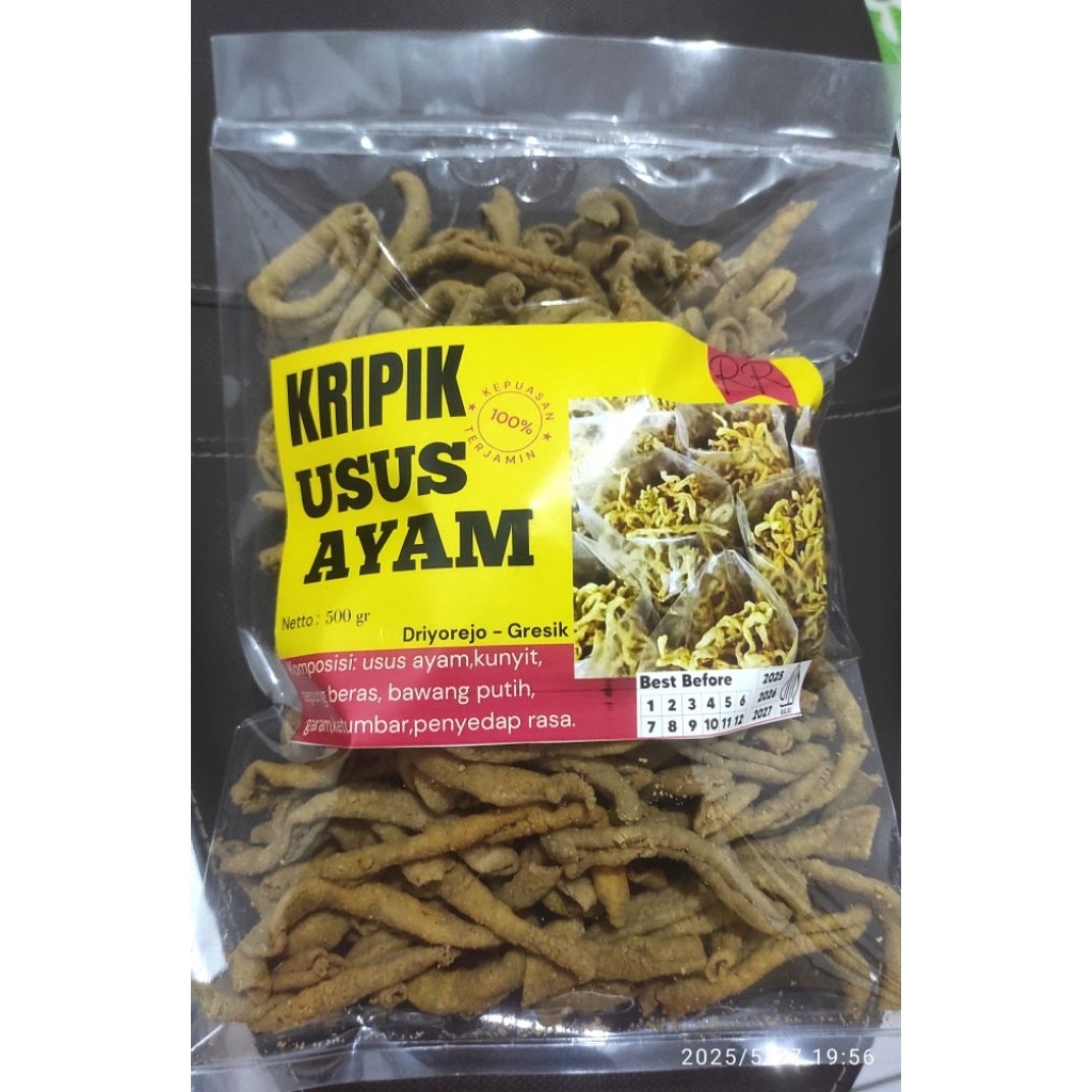 

Kripik usus ayam crispy