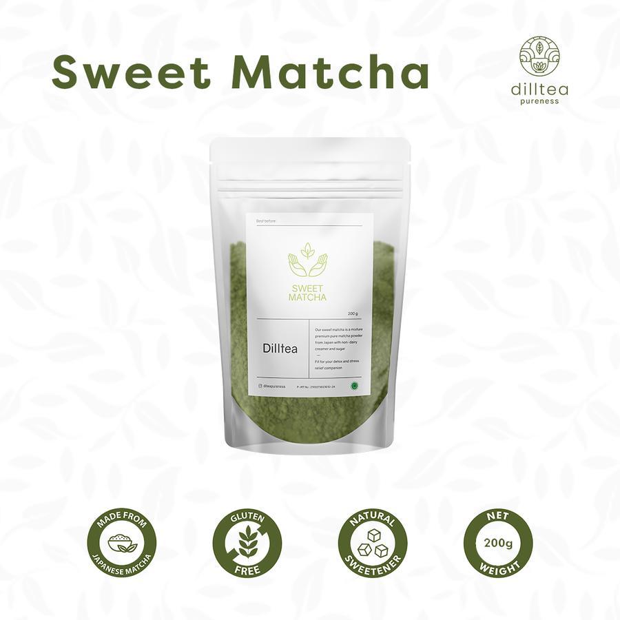

DILLTEA - Sweet Matcha Powder 200g. Powder Minuman Matcha