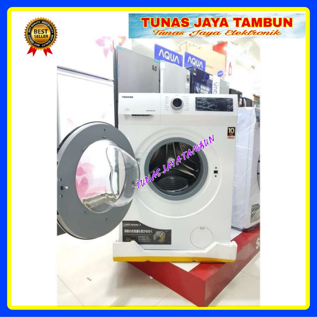 TOSHIBA FRONT LOADING  8.5 KG  TW-BH 95 S2N / MESIN CUCI TOSHIBA TW BH 95S2N / TOSHIBA TW-BH 95S2N