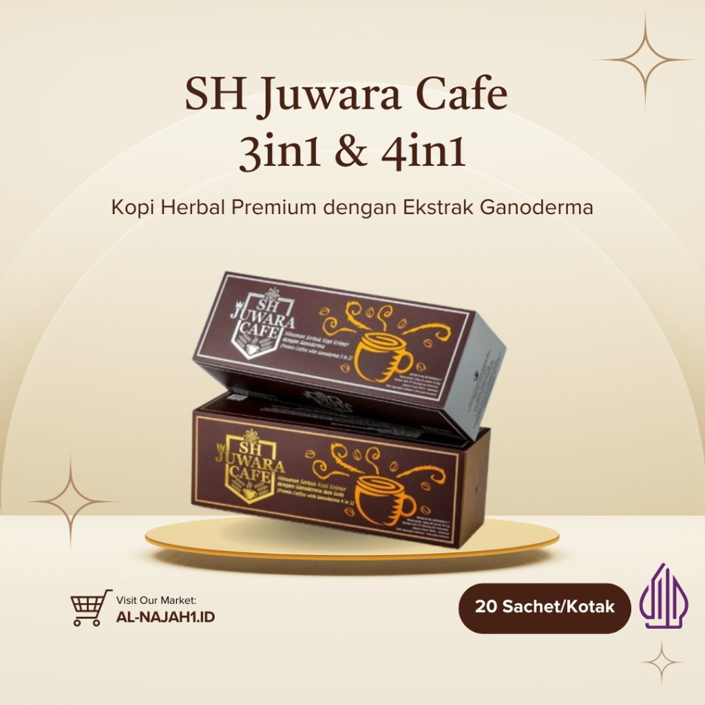 

Kopi Sehat Alami Kopi Kesehatan Kopi Cafe 3in1 dan 4in1 1 Box Isi 20 Sachet