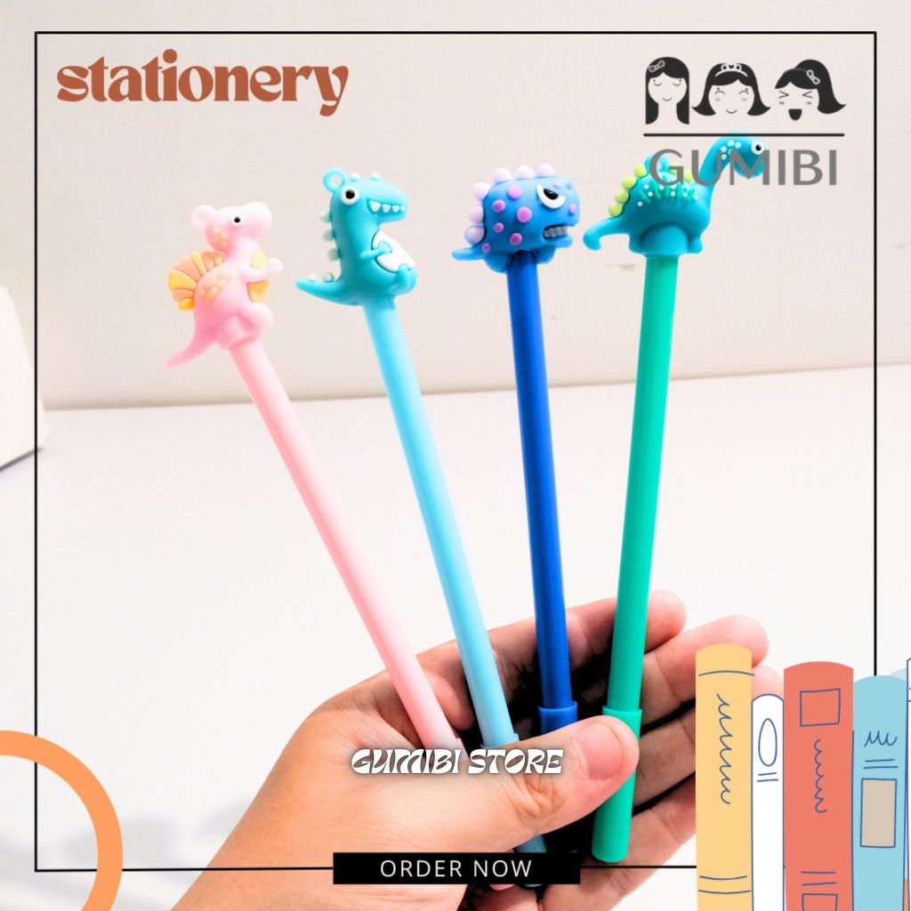 

PULPEN GEL KARAKTER DINOSAURUS DINO PULPEN COWOK ANAK LAKI PENA GEL PEN BOLPEN BONEKA DINO KARAKTER COWOK ALAT TULIS SEKOLAH GUMIBI STORE
