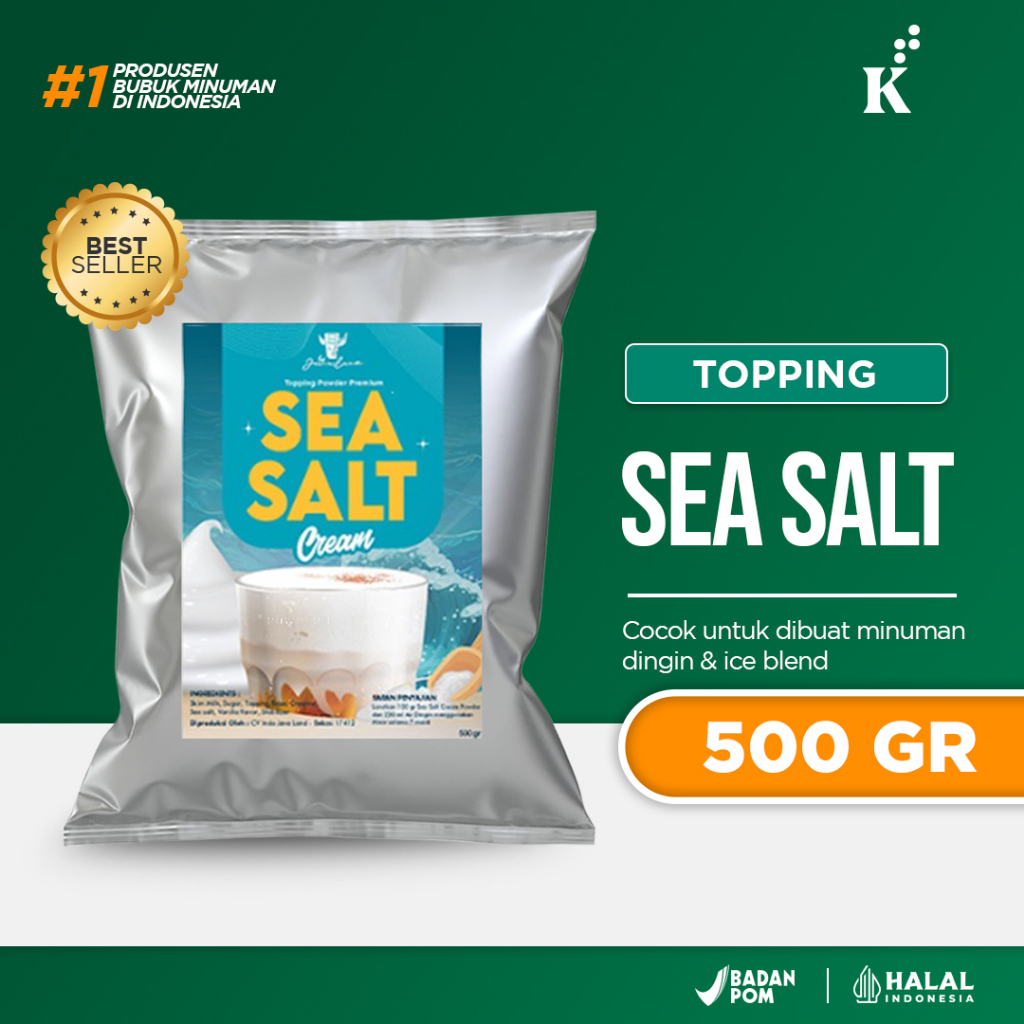

Topping Sea Salt Cream Javaland 500 gram