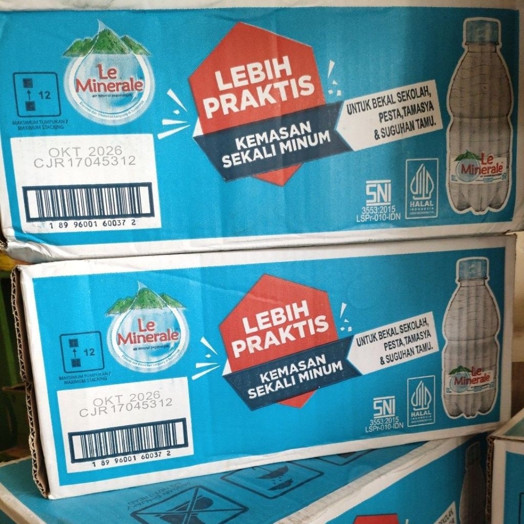 

air minum botol leminerale 330ml 1dus isi 24 botol