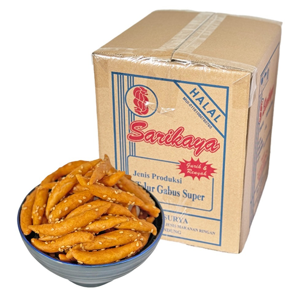 

Sehati Snack - Telur Gabus Arwana/AA Manis Wijen Sy Cemilan Enak Renyah | 250gr, 500gr Ecer