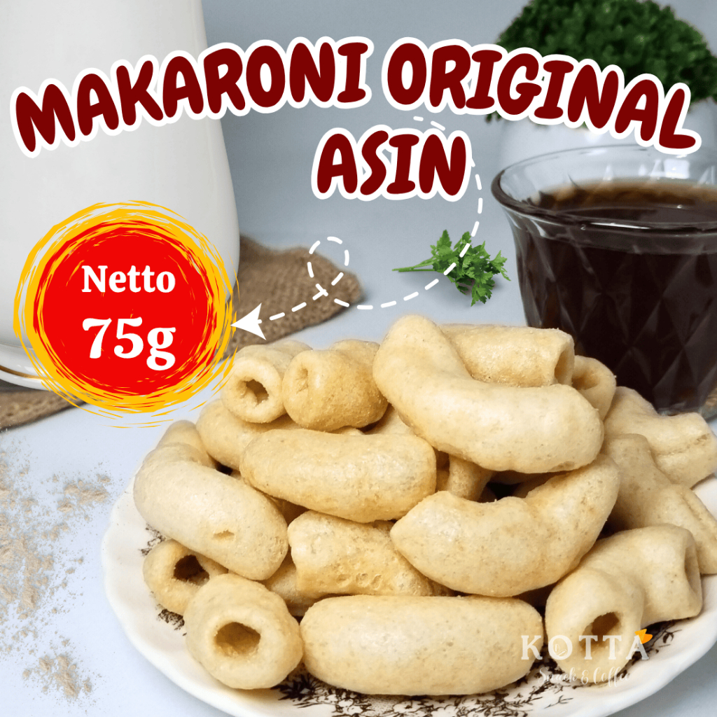 

Makaroni Original Asin 75 gram