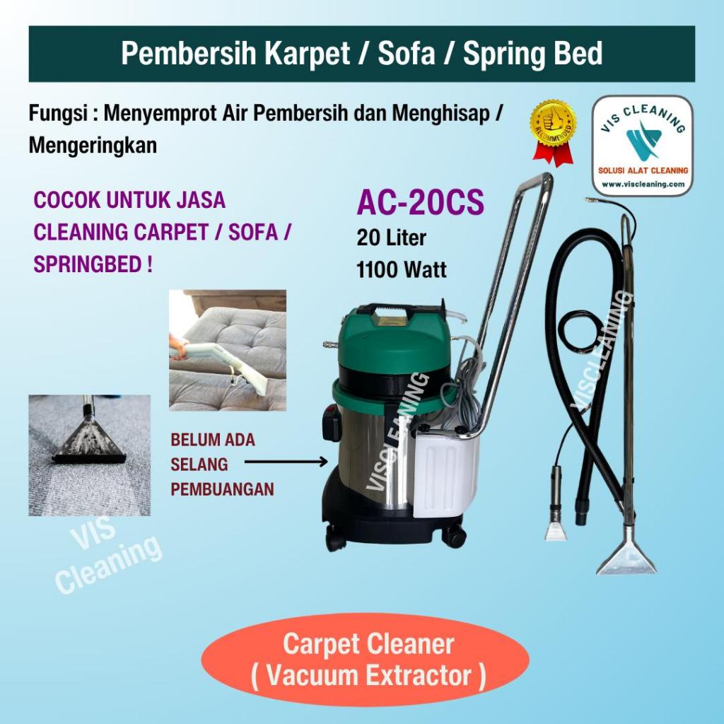 Carpet Cleaner (Vacuum Extractor) 20 Liter / Pembersih Karpet Sofa Springbed / Carpet Extractor