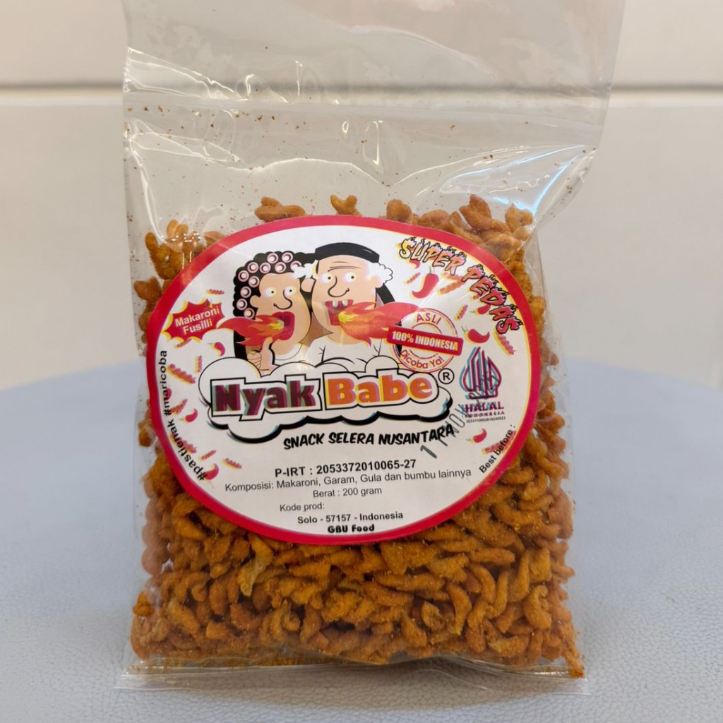

EG Makaroni Pedes Gurih/ Keju/ Balado Pasta Makaroni Spiral / Cemilan Makaroni pedas