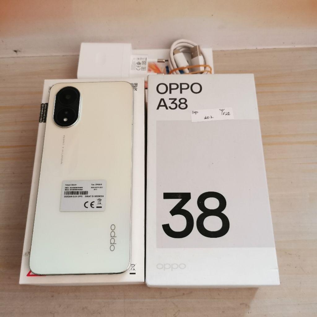 Oppo A38 ram 4GB 128GB Bekas - Fullset Resmi - second
