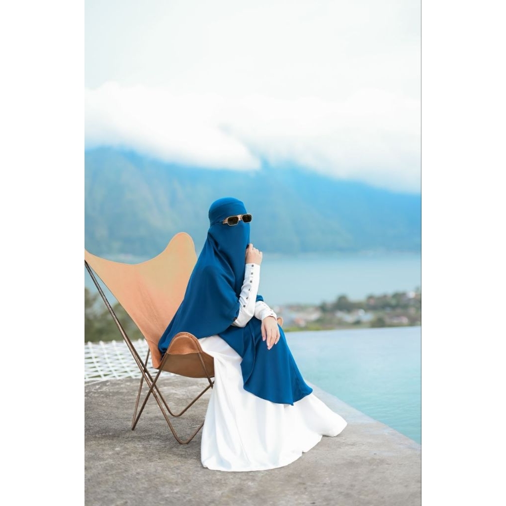 Khimar New Qatary alarabian/FK jumbo/FK professional jetblack/khimar nonpet/khimar umroh/khimar haji