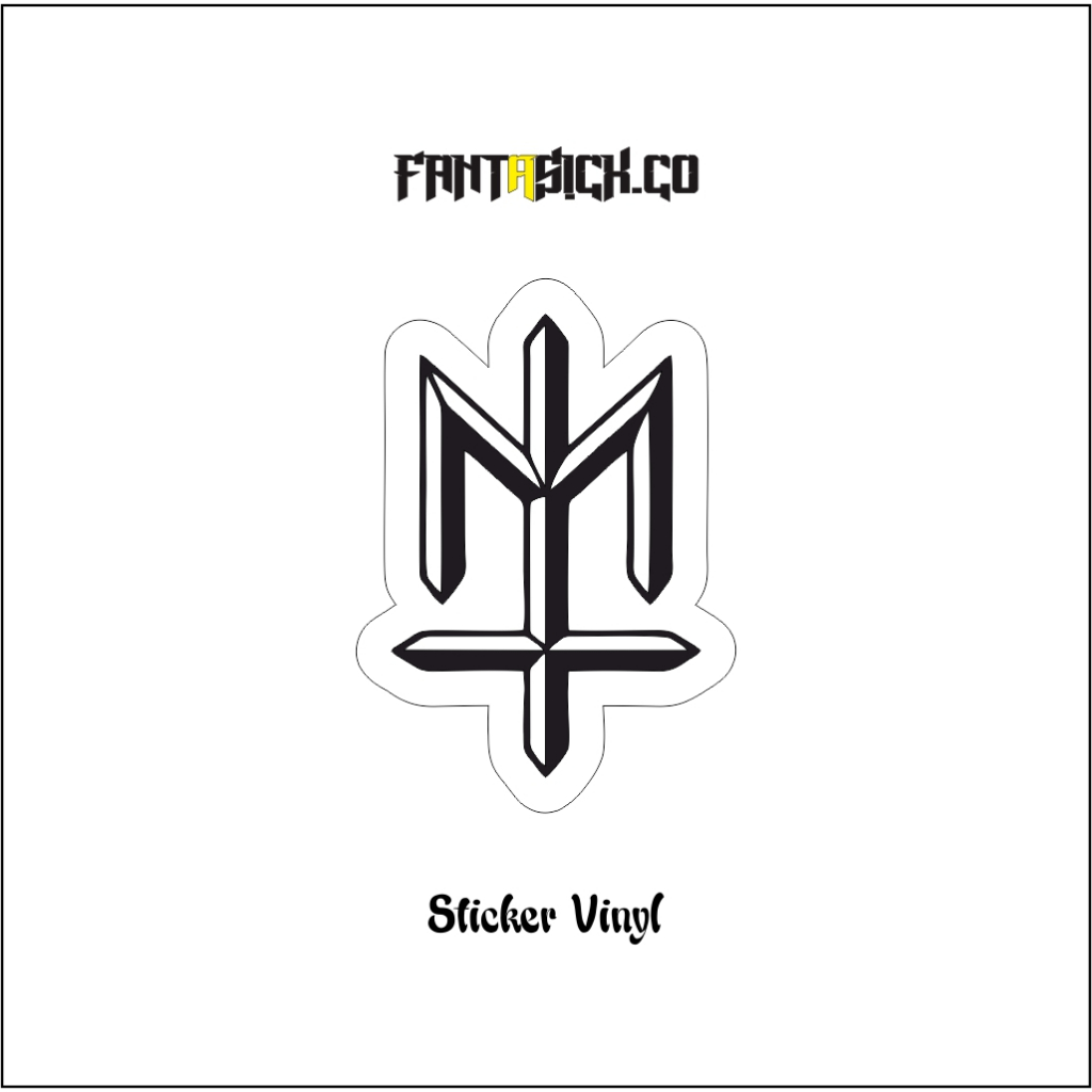 sticker maternal vinyl hitam putih brand lokal indie sticker aesthetic sticker logo sticker sticker 