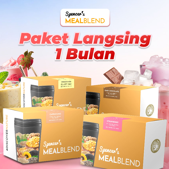 

[PROMO BUNDLING] 4 BOX (PAKET 1 BULAN) - Spencer's Mealblend - Bebas pilih varian
