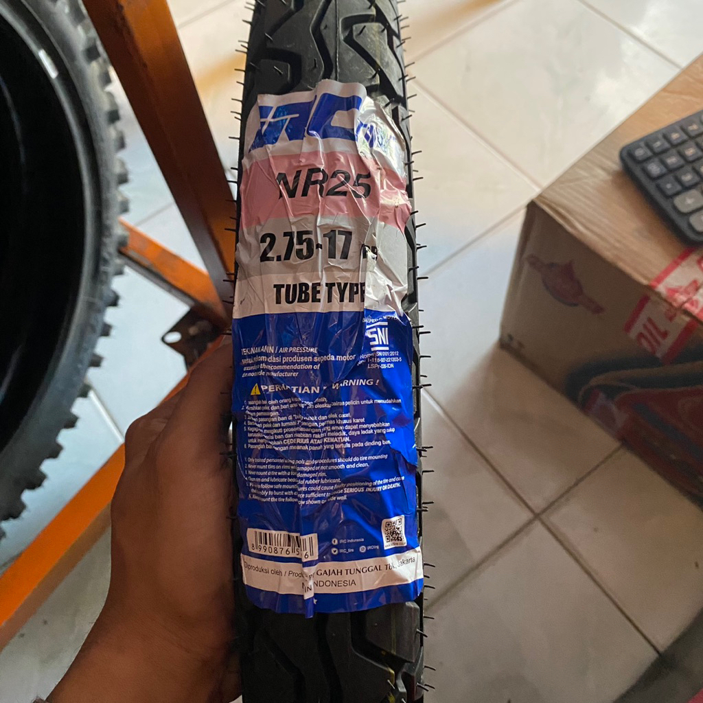 Ban irc 275-17 NR25 non tubless ban motor supra vega fizr shogun vega zr jupiter