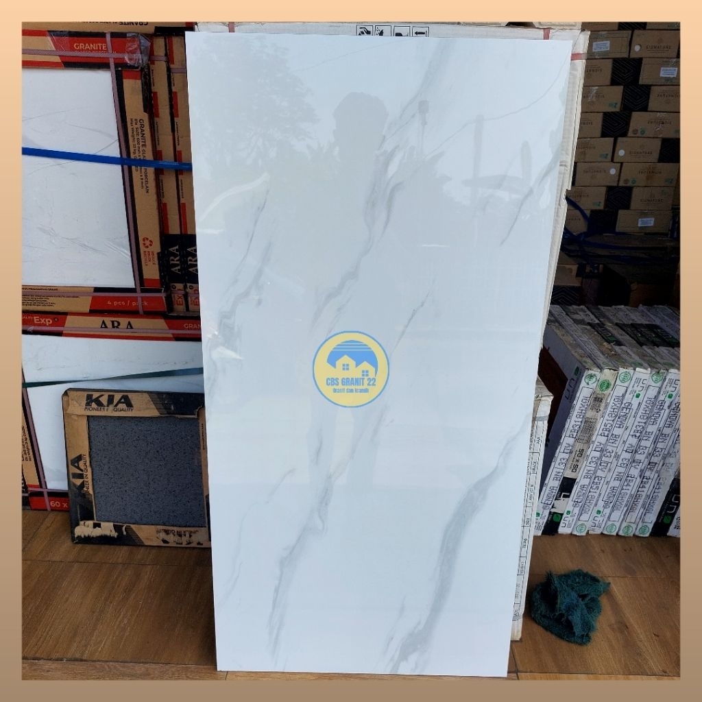 Granit sun power 60x120 matera white glosy