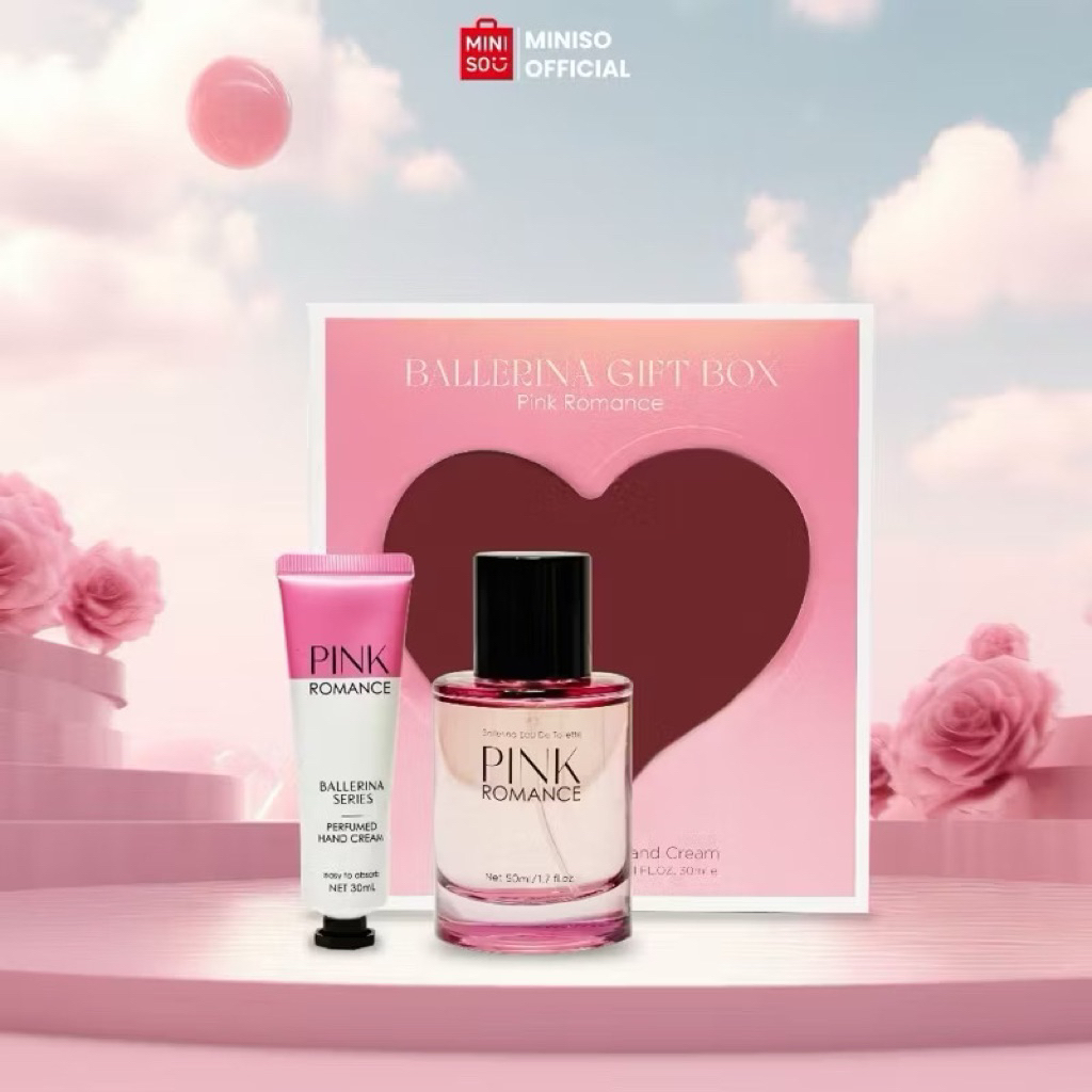 MINISO BALLERINA GIFT BOX PERFUME + HAND CREAM