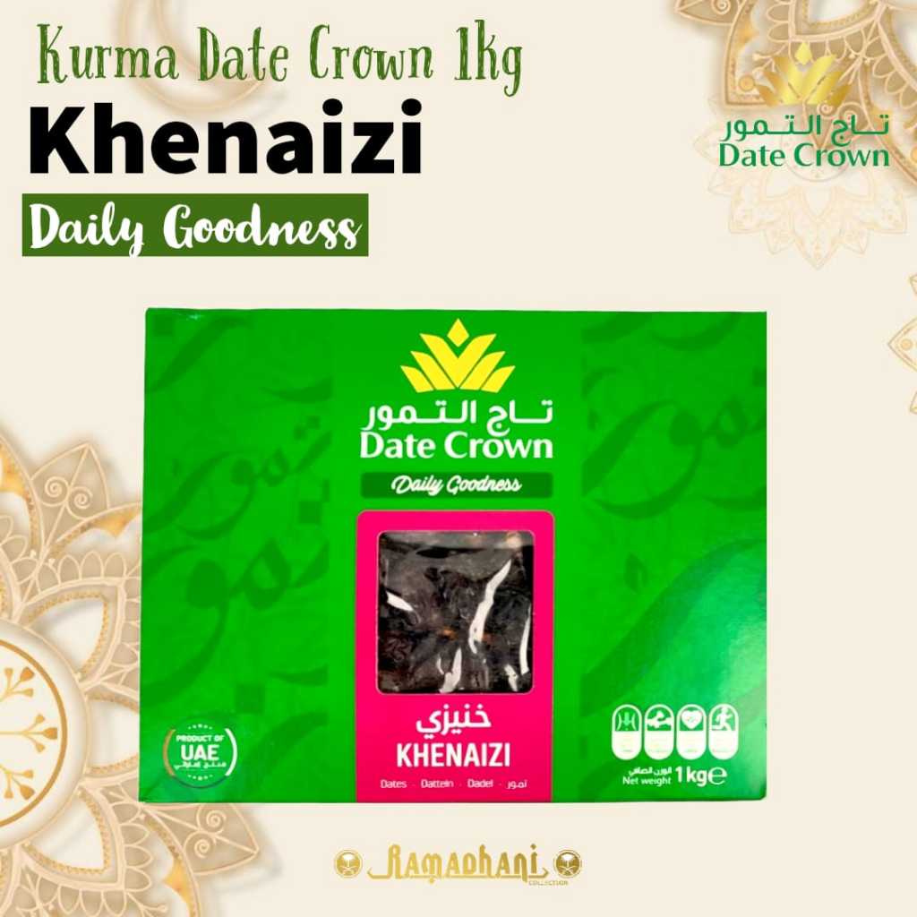 

Kurma Khenaizi Date Crown 1kg