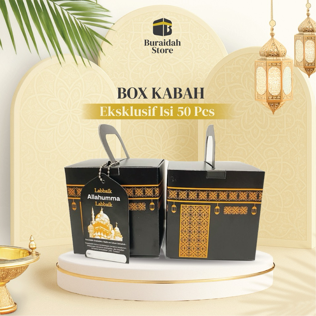 

Paket Hemat Isi 50 Pcs Dus Box Kabah Satuan Kemasan Souvenir Oleh Oleh Haji Umroh Free Hangtag Premium