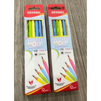 

Pensil 2B Greebel Pastel Mood Graphite Pencil 7028 (LUSIN - 12PCS)