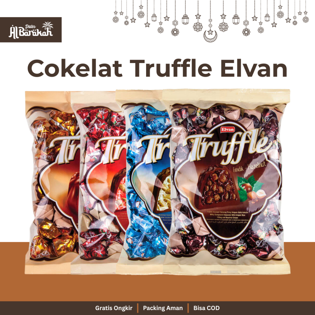 

Elvan Cokelat Truffle Cokelat Turki Original Rasa Lezat