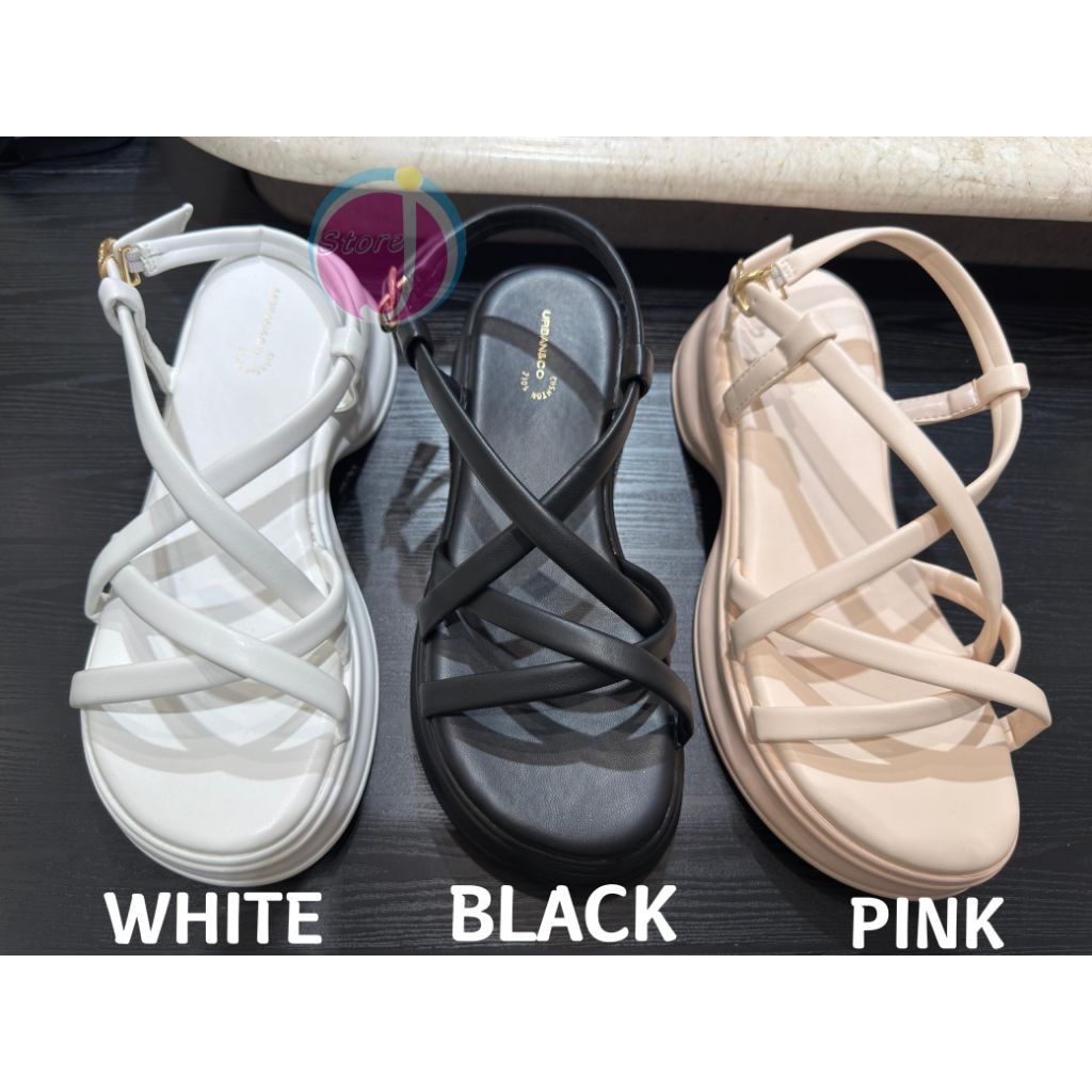 Sandal Wedges Tali wanita Urban&Co Joseva