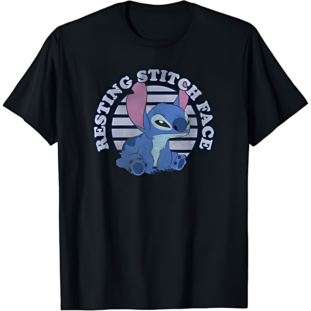 Disney Lilo & Stitch Resting Stitch Face T-Shirt
