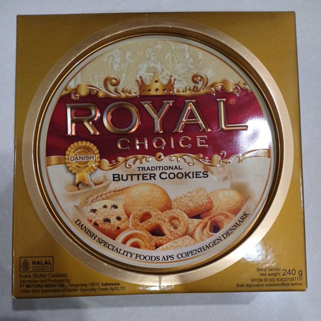 

Traditional Butter Cookies Royal Choice 240 Gram