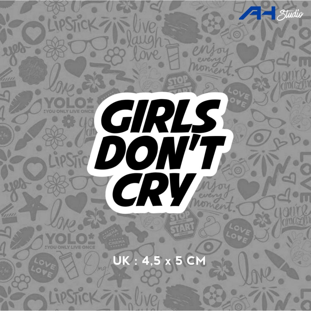 

Stiker "Girls Don't Cry