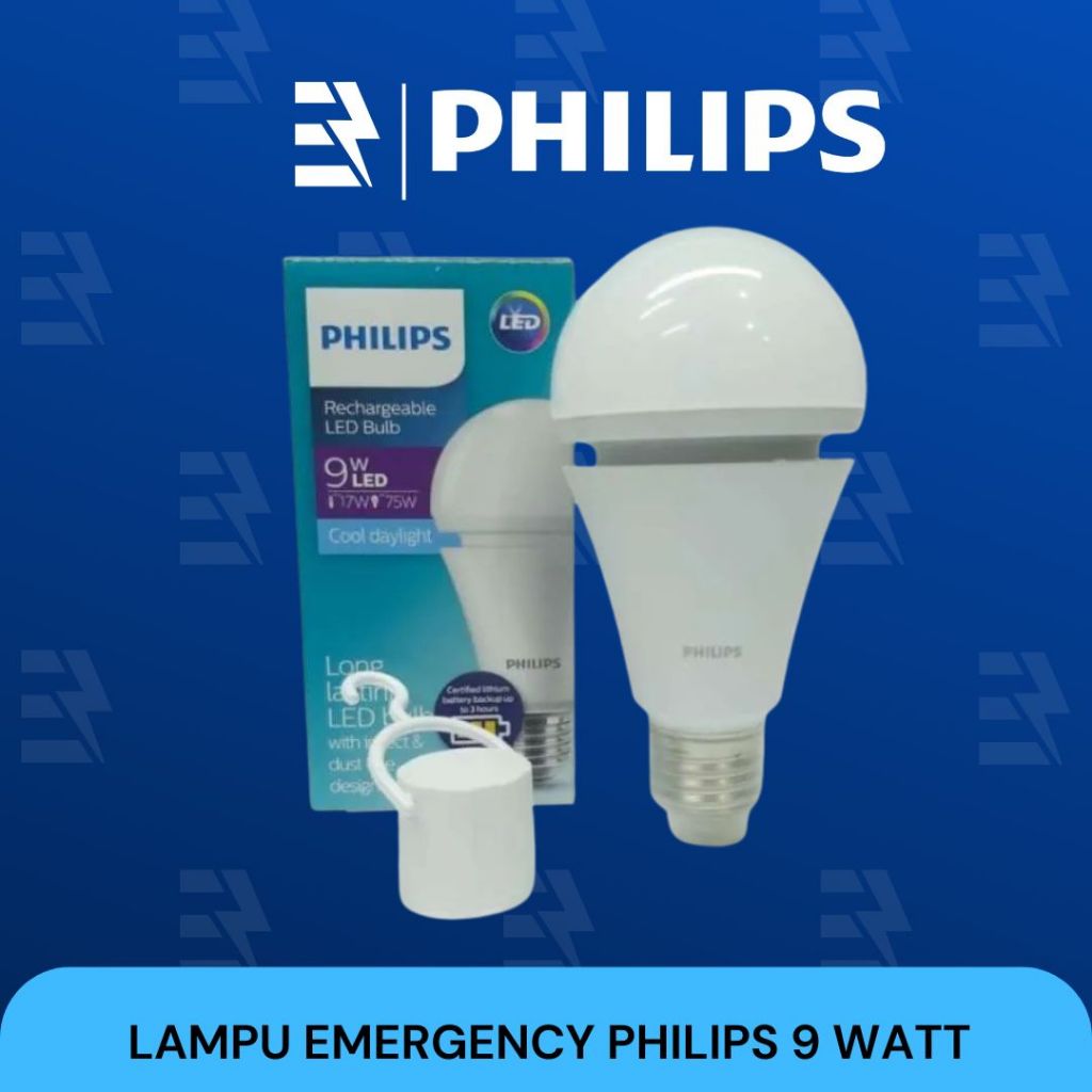 PHILIPS LAMPU LED EMERGENCY / LAMPU DARURAT 9 WATT