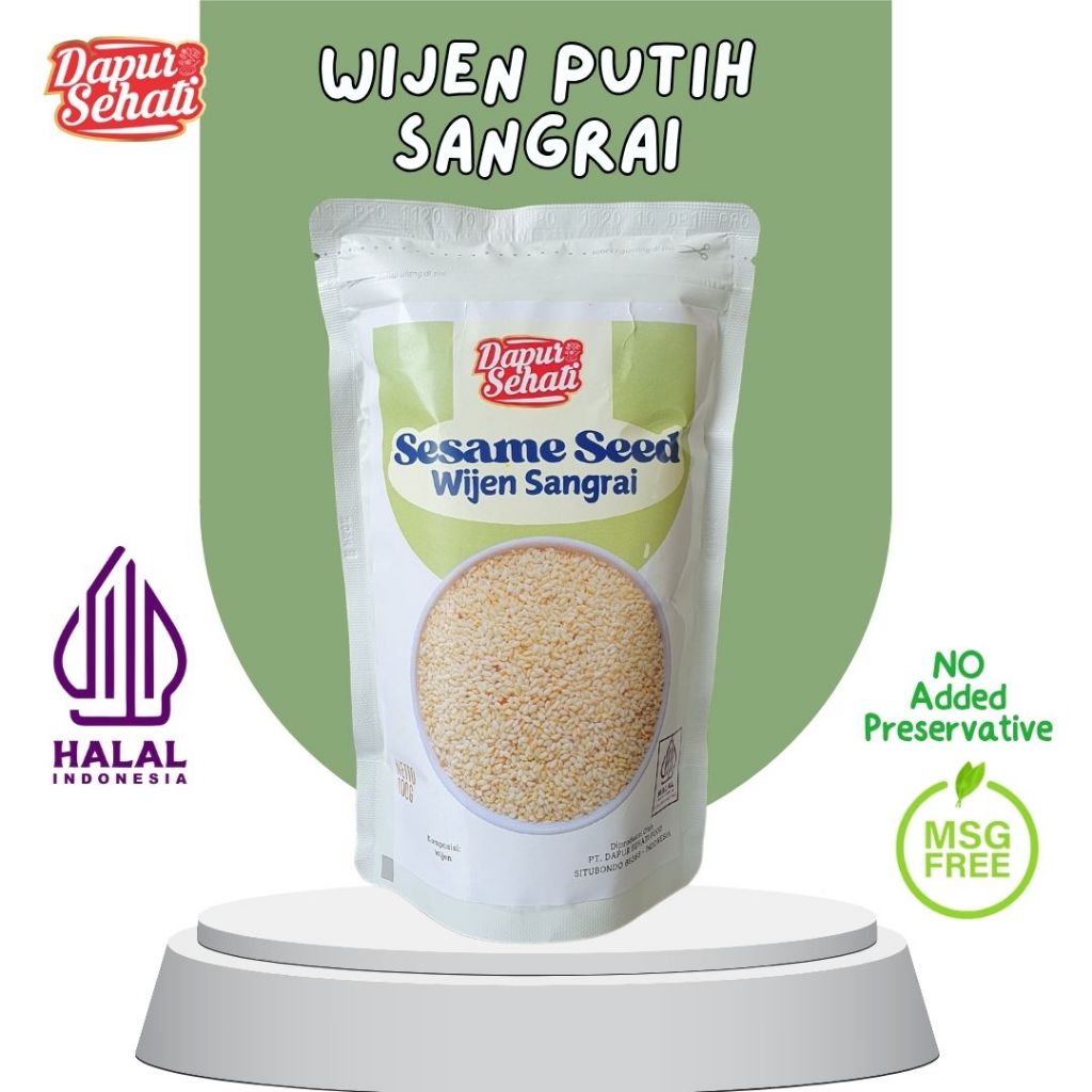 

Wijen Putih Premium Dapur Sehati Tanpa MSG Tanpa Pengawet 100g