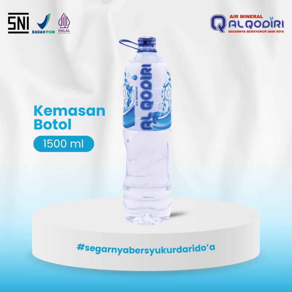 

Air Minum Mineral Botol Al Qodiri 1500ml 1 Dus isi 12 Pcs