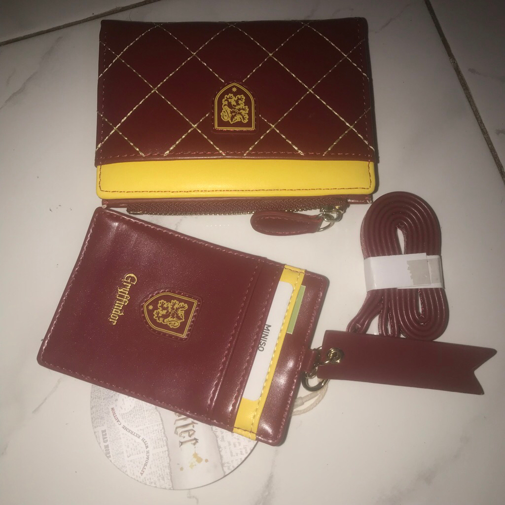 DOMPET BIFOLD WALLET GRYFFINDOR HARRY POTTER MINISO HARPOT