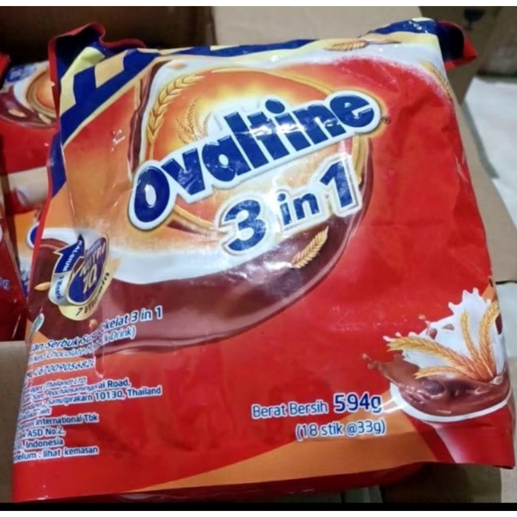 

OVALTINE STIK susu bubuk cokelat