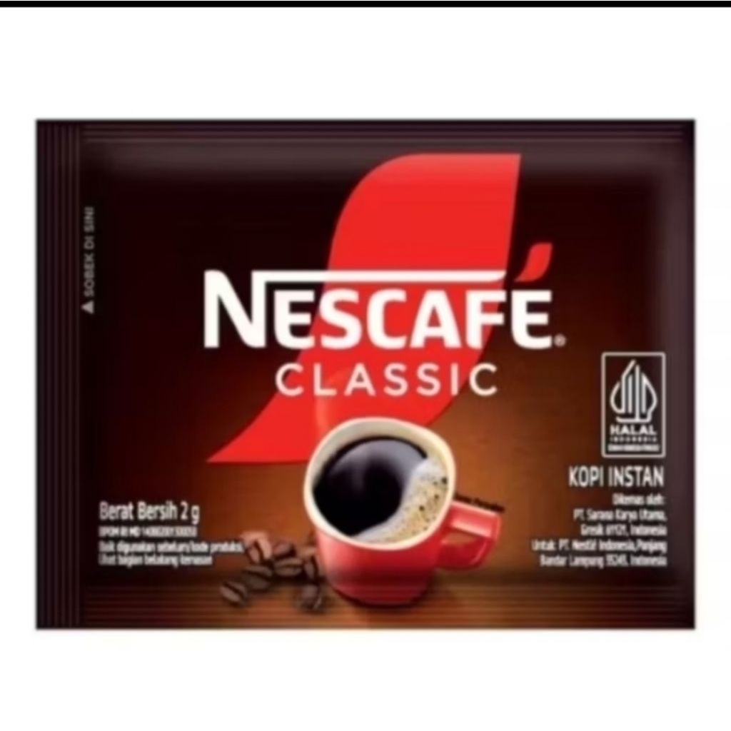 

Nescafe Classic 2 Gr Sachet X 10 bgks