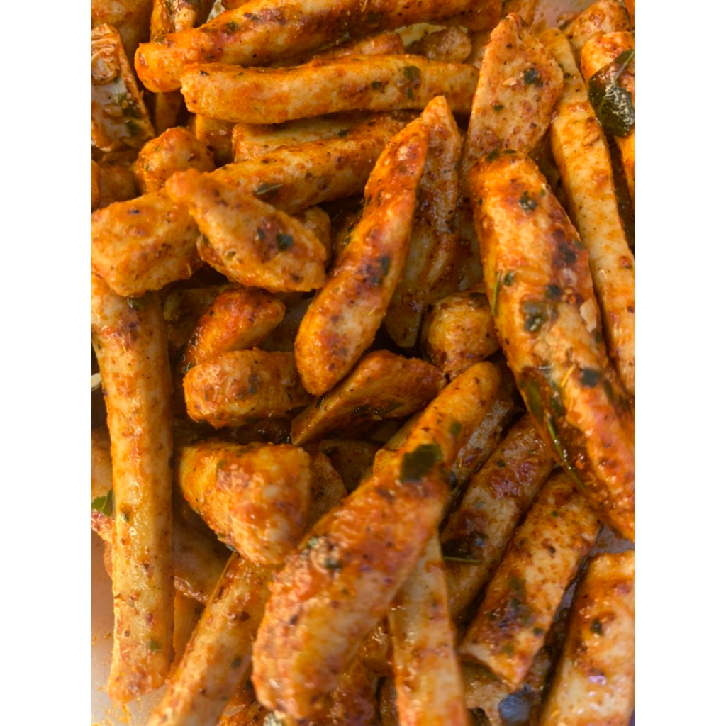 

Basreng ori daun jeruk / Basreng pedas cikruh daun jeruk / Basreng berbagai rasa