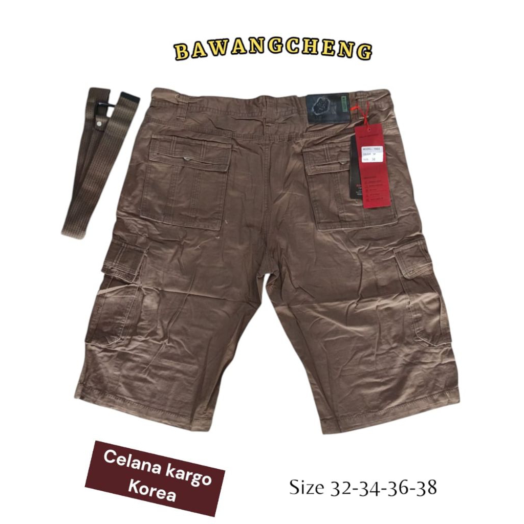 Celana kargo pendek BAWANGCENG celana pendek kargo cowok