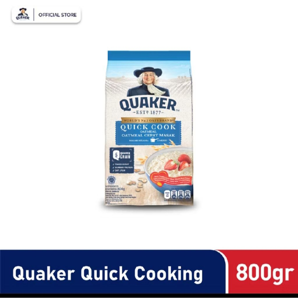 

Quaker quick cooking oat 800gram