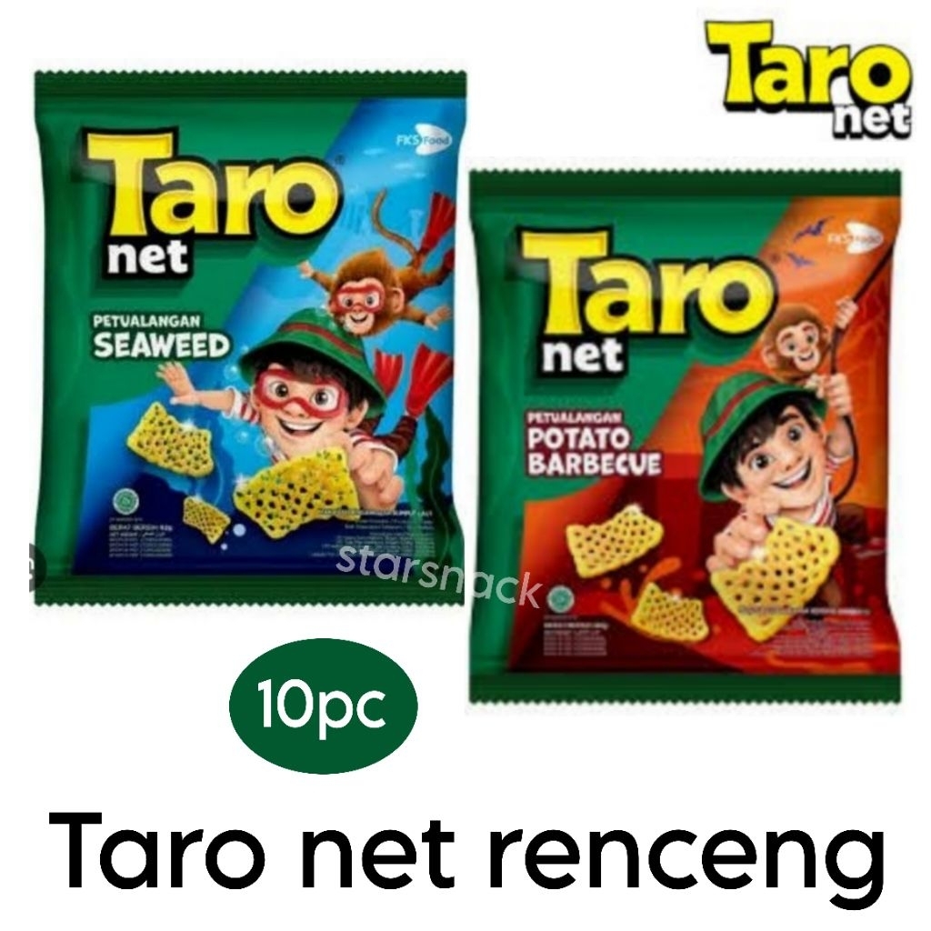 

Taro Net 8gr rumput laut BBQ isi 10pc/pak