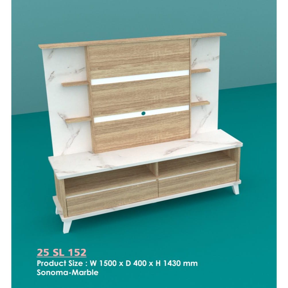 Buffet TV Tinggi / Meja TV Minimalis Ukuran 150