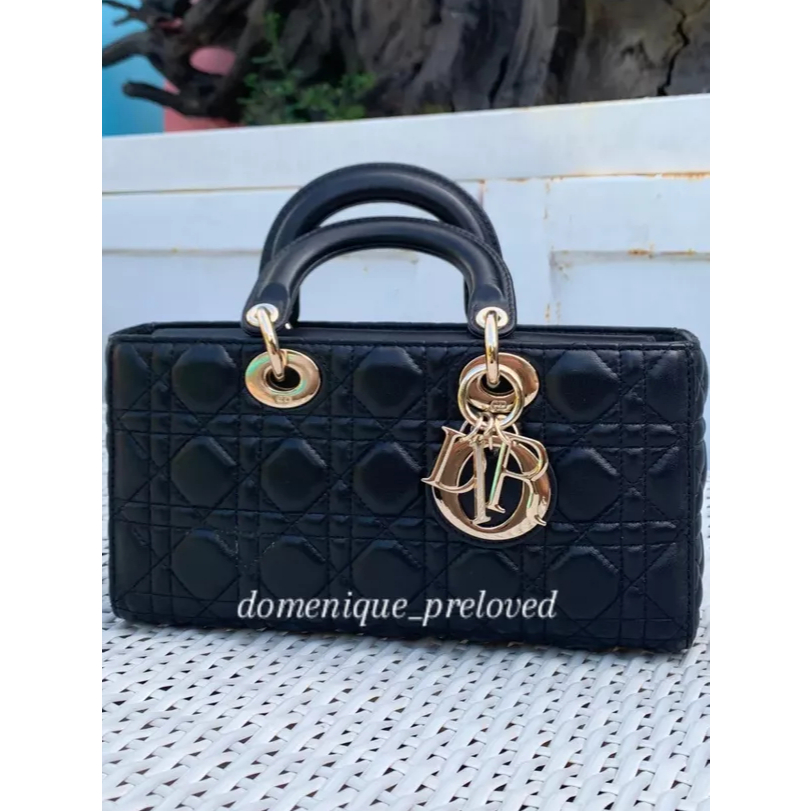 PRELOVED TAS BRANDED 3 Dior Lady Dior Micro Vanity Case