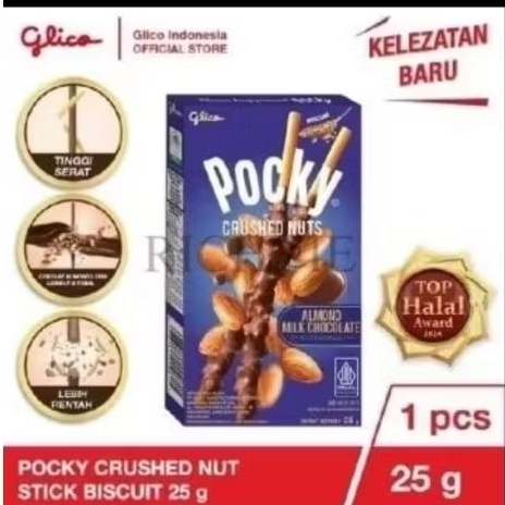 

POCKY CRUSHED NUTS 25GR