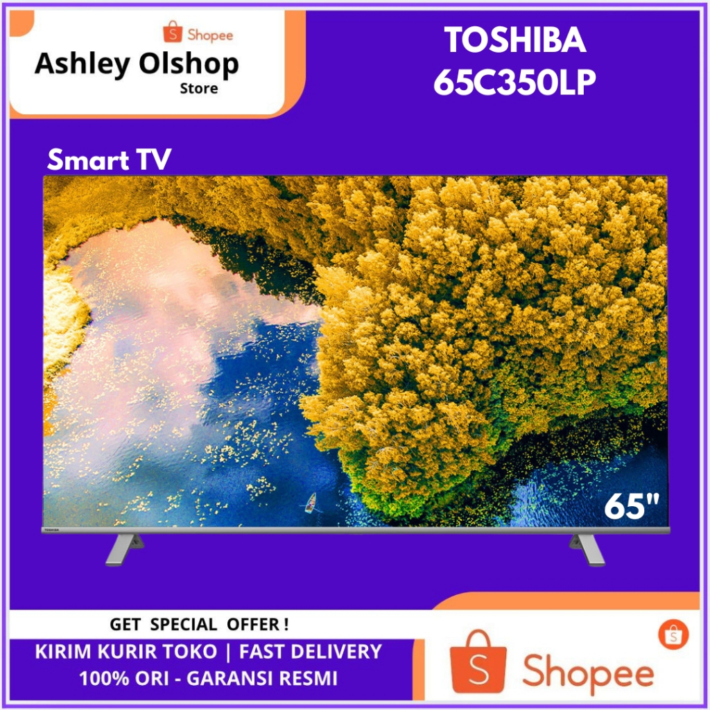 TV 65 Inch Toshiba 65C350LP 4K HDR Toshiba 65C350 Google TV