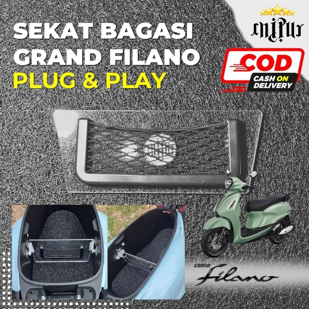 Sekat Bagasi Grand Filano 2025 Akrilik / Luggage Grand Filano Organizer / Partisi Grand Filano 2025 