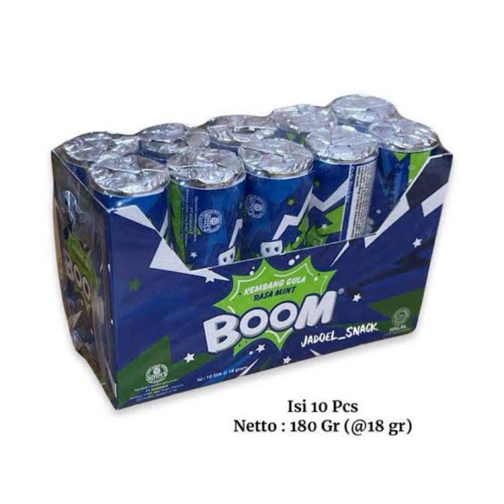

PERMEN BOOM STRONG MINT [1 PACK ISI 10 STIK @18G] | PERMEN JADUL BOOM | PERMEN MINT BOOM