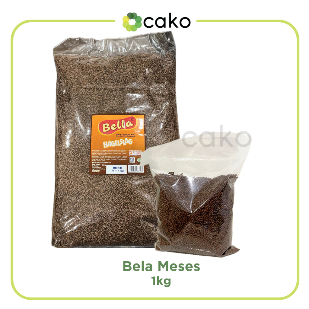 

(REPACK) Bella Meses Hagelslag 250gr/ Meises / Compound Butir