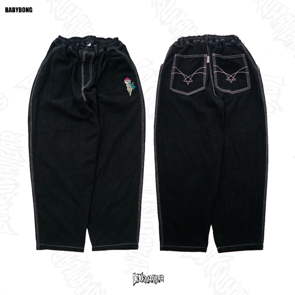 Baggy Pants Babybong -Black