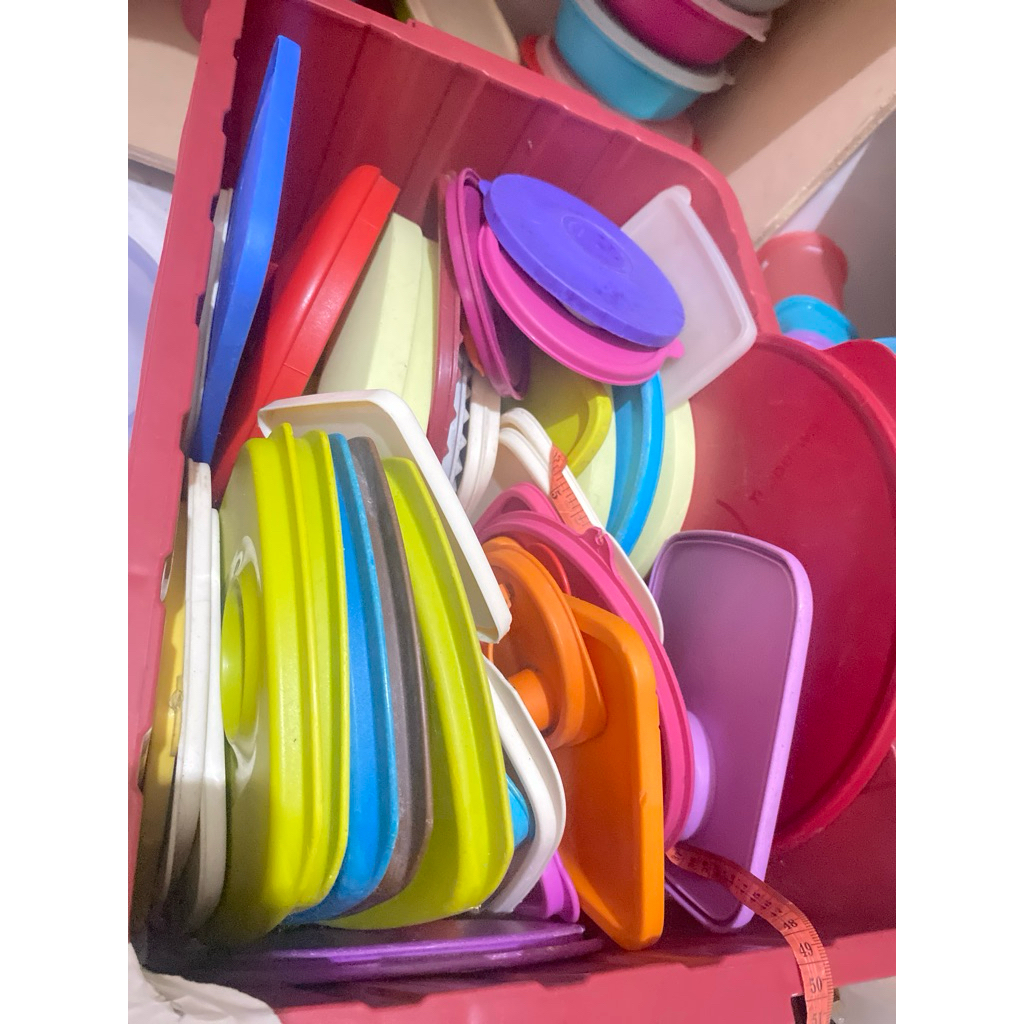 tutup tupperware second
