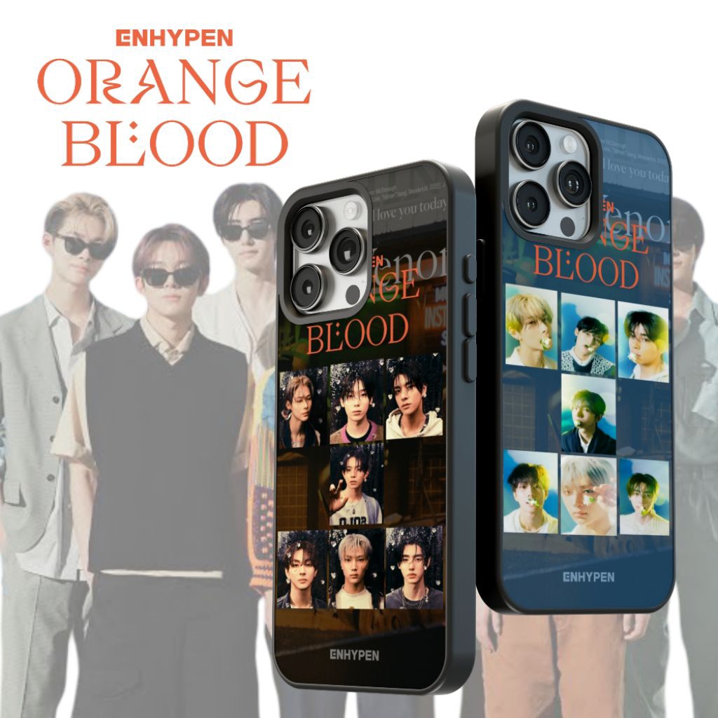 [ENHYPEN ORANGE BLOOD] Premium Case Collection Semua Tipe HP Kualitas Premium