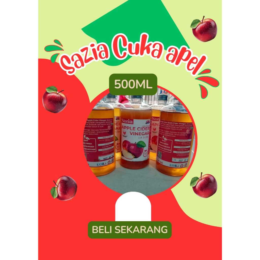 

Sazia Cuka Apel 500ml Organik Untuk Diet | Sazia Cuka Apel 500ml Organik Untuk Diet